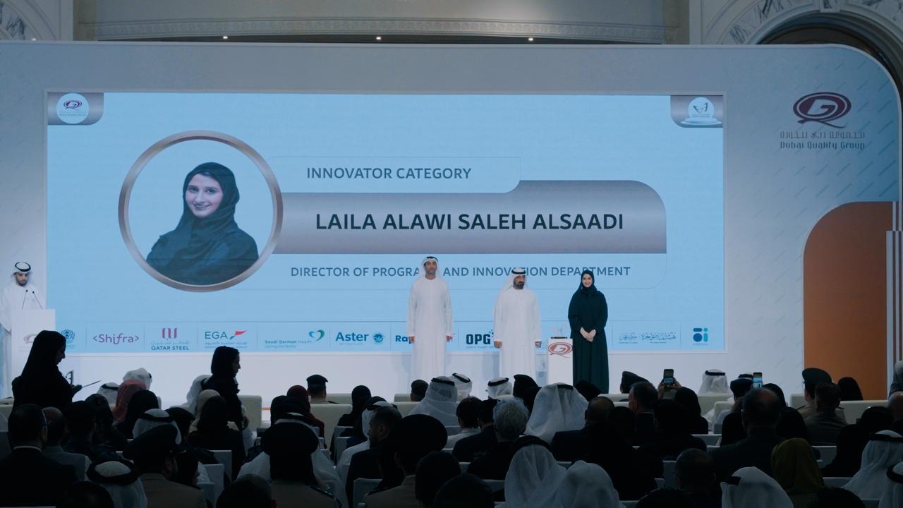 ليلى السعدي تفوز بجائزة الإمارات للسيدات